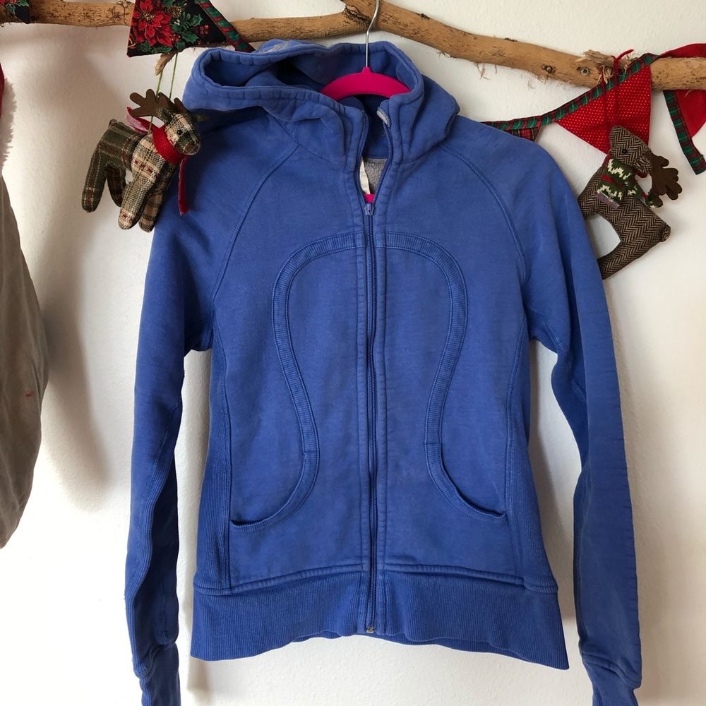 Lululemon blue scuba hoodie